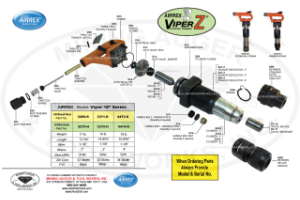 Example exploded-view drawing showing a tool’s individual parts